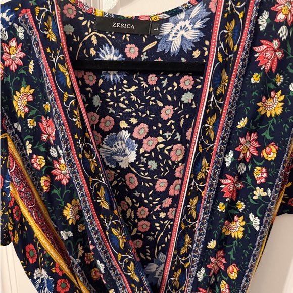 Floral Maxi Dress - Multicolor Size L - Picture 2 of 2